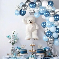 SHUAIAN BALLOONS Dark Blue Color chrome Balloon 50 pcs Pack