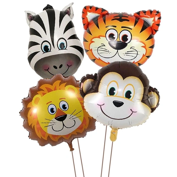 Tiger Face Foil Balloon