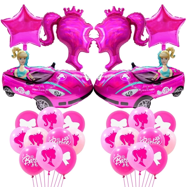 Barbie Car Foil Balloon