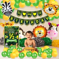 Kiwi Party  6 Pcs Jungle Theme Foil Balloon