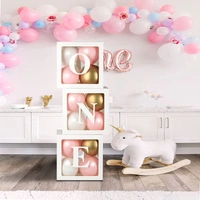 KIWI PARTY One Balloon Box Set for Baby Shower, Gender Reveal & First Birthday