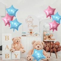 KIWI PARTY Light Pink  Star Foil Balloon –18INCH  Single Piece with Card Packaging