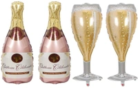 Wine Glass  Bottle Foil Balloon 32 Inch
