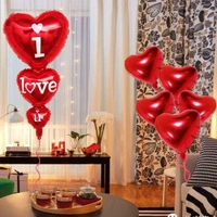 Kiwi Party  Love 3 Heart Foil Balloon
