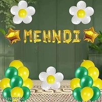 Mehendi Foil Balloon