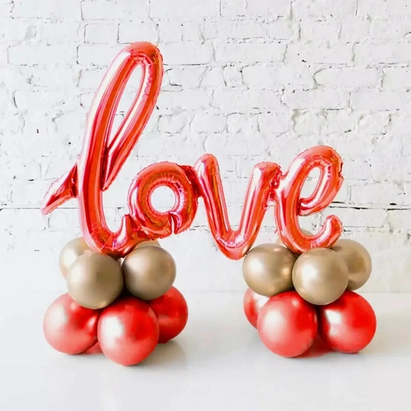 Kiwi Party  Love Cursive Foil Balloon