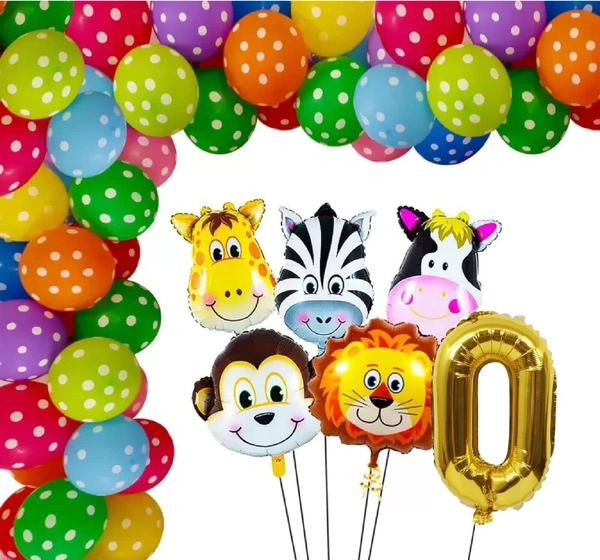Monkey Face Foil Balloon