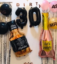 Let's Party Bottle Foil Balloon 32 Inch