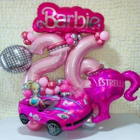 Barbie Car Foil Balloon