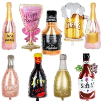 Beer Glass Bottle Foil Balloon 32 Inch