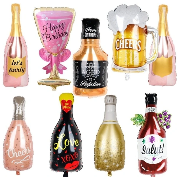 Beer Glass Bottle Foil Balloon 32 Inch