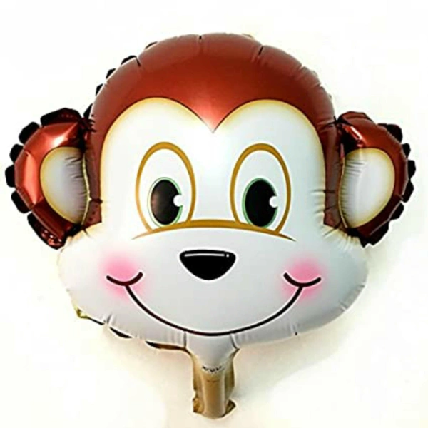 Monkey Face Foil Balloon