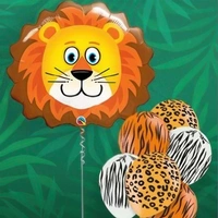 Lion Face Foil Balloon