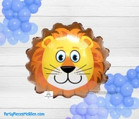 Lion Face Foil Balloon