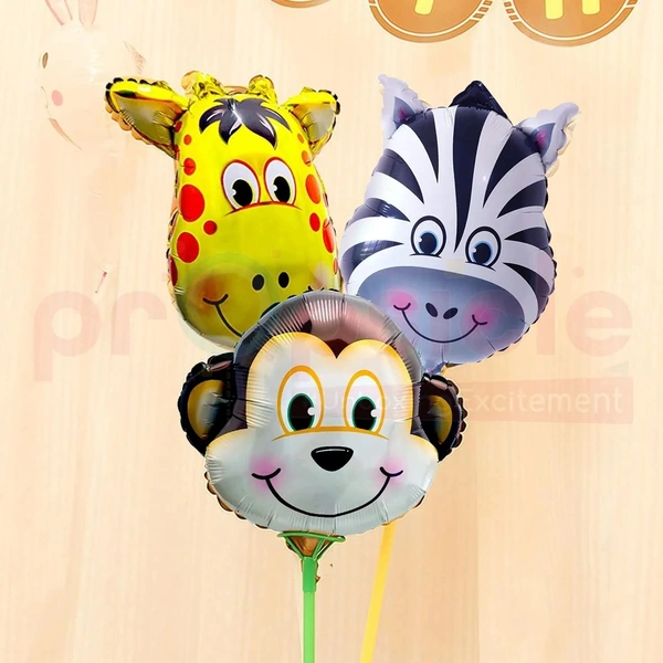 Monkey Face Foil Balloon