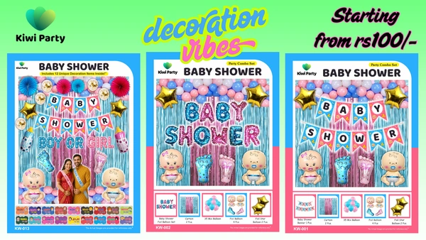 BABY SHOWER SMALL ONE PCS CARD PACK