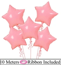 KIWI PARTY Light Pink  Star Foil Balloon –18INCH  Single Piece with Card Packaging