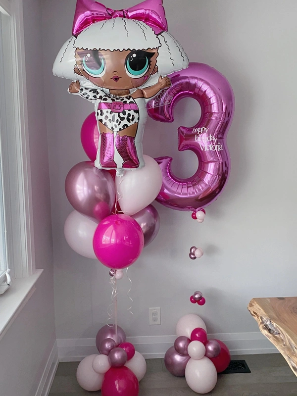 Lol Girl Foil Balloon