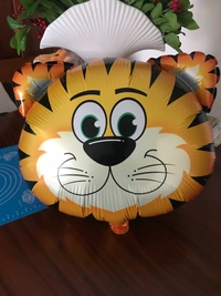 Tiger Face Foil Balloon