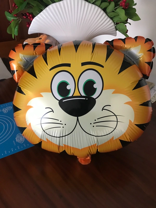 Tiger Face Foil Balloon