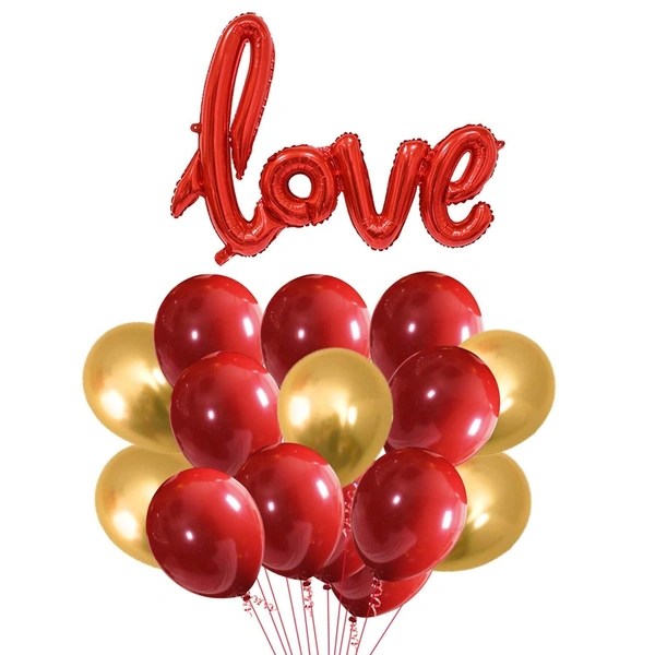 Kiwi Party  Love Cursive Foil Balloon