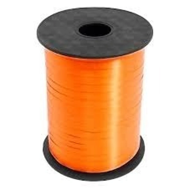 KIWI PARTY  ORANGE  COLOR CURL RIBBON 10 YARD