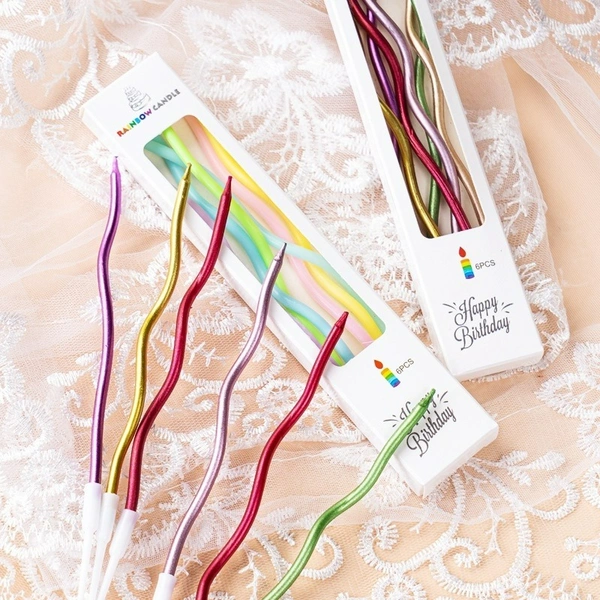 SWIRLY CANDLE