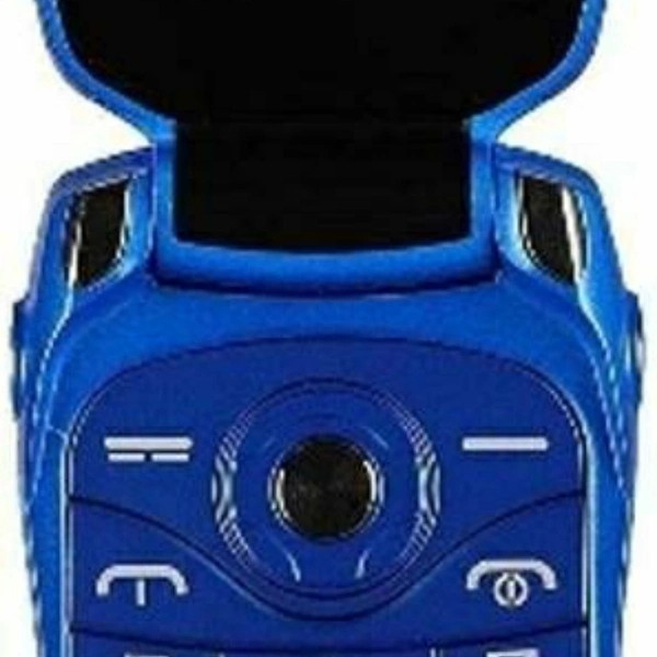 Ringme R1 Car Design Keypad Flip Phone With Dual Sim | 0.08mp Camera Mp3 Player (Blue)
