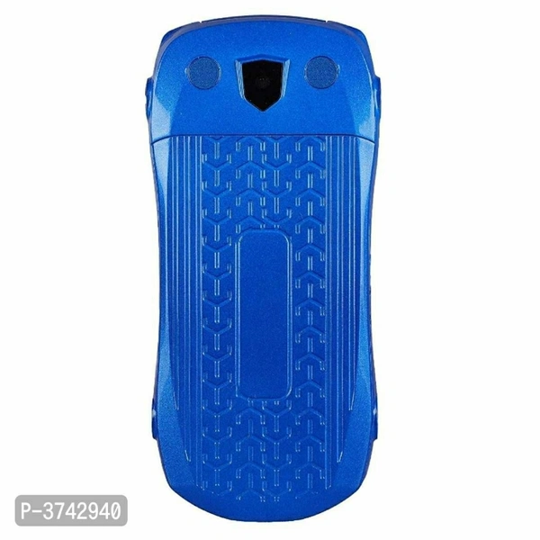 Ringme R1 Car Design Keypad Flip Phone With Dual Sim | 0.08mp Camera Mp3 Player (Blue)