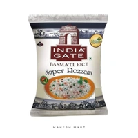 INDIA GATE BASMATI RICE SUPER ROZZANA 1 KG ||  इंडिया गेट बासमती तांदूळ सुपर रोझाना  १ किलो