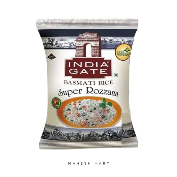 INDIA GATE BASMATI RICE SUPER ROZZANA 1 KG ||  इंडिया गेट बासमती तांदूळ सुपर रोझाना  १ किलो