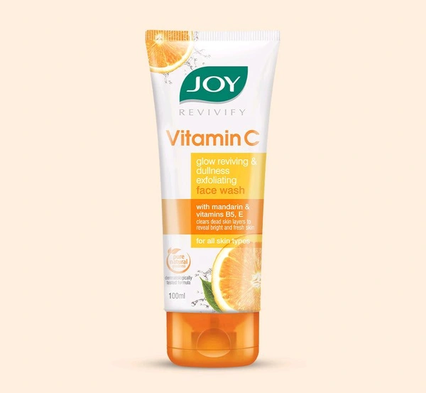 JOY VITAMIN C FACE WASH 50 ML ॥ जॉय व्हिटॅमीन सी फेस वॉश 50 मिली
