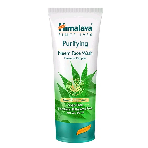 HIMALAYA NEEM FACE WASH 50 ML || हिमालया निम फेस वॉश 50 मिली