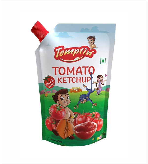 टेम्प्टीन टोमॅटो केचअ‍प 950 gm ॥ TEMPTIN TOMATO KETCHUP 950 gm