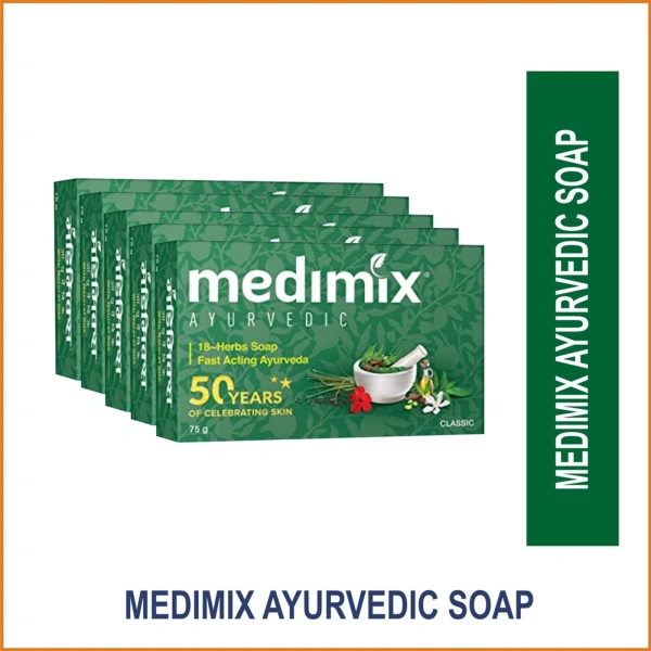 MEDIMIX AYURVEDIC ( 3X 125 GM ) || मेडीमिक्स आयुर्वेदिक 3 साबण
