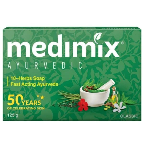 MEDIMIX AYURVEDIC ( 6X 75 GM ) || मेडीमिक्स आयुर्वेदिक ६ साबण