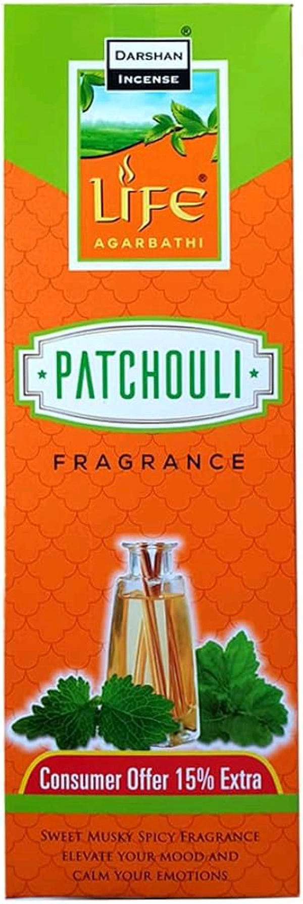 Darshan  - Life Patchouli Fragarnce Incense