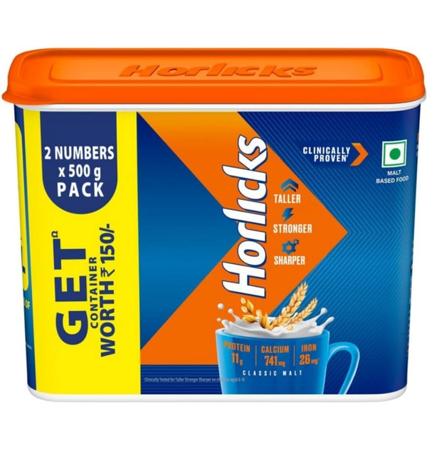 Horlicks Nutrition Drink Plastic Container|| 1 kg