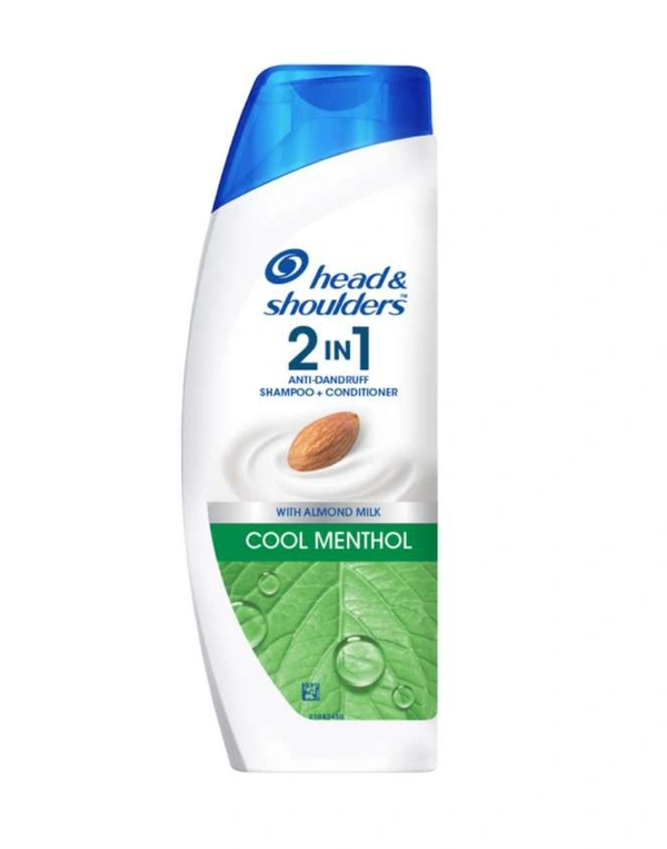 Head & Shoulder Unisex Cool Menthol (2 In 1) Anti Dandruff Shampoo+Conditioner 180ml