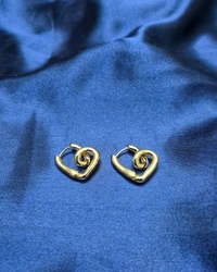 TWISTED CHARM HEARTS- GOLD