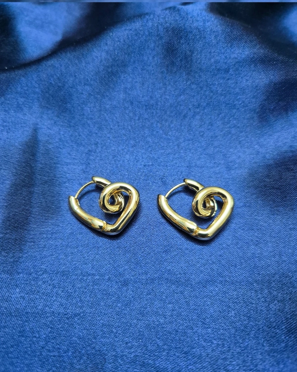 TWISTED CHARM HEARTS- GOLD