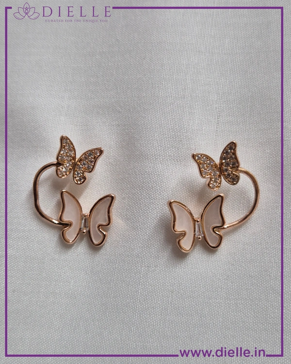 TWIN FLUTTER EARRINGS