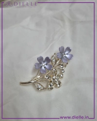 PURPLE HAZE FLORAL PIN