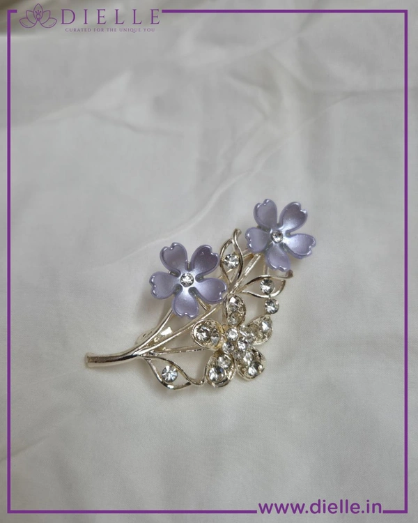 PURPLE HAZE FLORAL PIN
