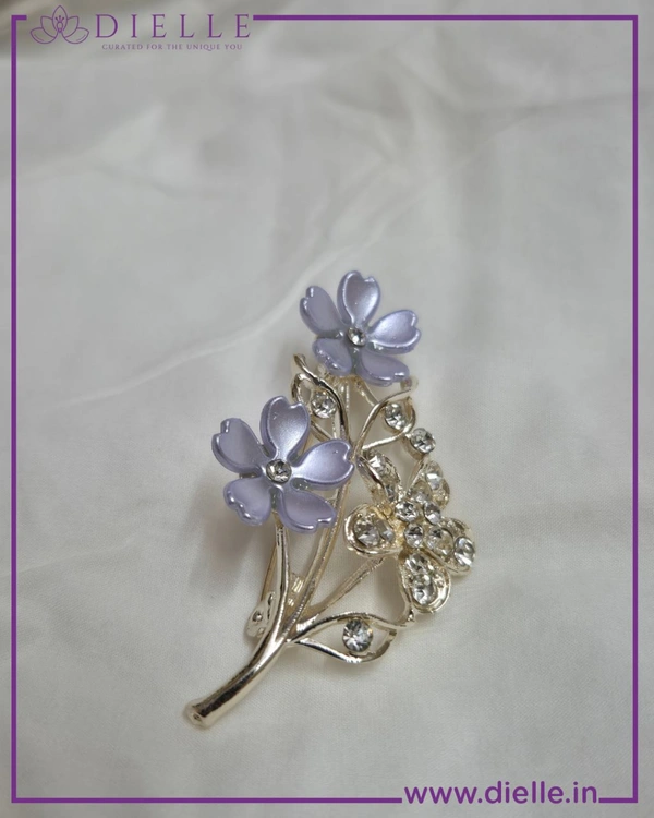 PURPLE HAZE FLORAL PIN