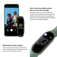NEW M5 Smart Watch Waterproof Bluetooth Fitness Tracker Wristband Heart Rate Watch Bracelet - black