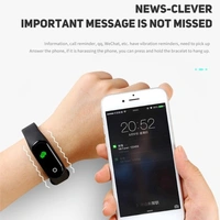 M4 Smart band Fitness Tracker Smartwatch Wristband Sport Heart rate Blood pressure Health Monitor - black