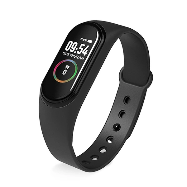 M4 Smart band Fitness Tracker Smartwatch Wristband Sport Heart rate Blood pressure Health Monitor - black