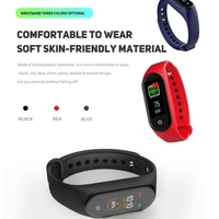 M4 Smart band Fitness Tracker Smartwatch Wristband Sport Heart rate Blood pressure Health Monitor - black