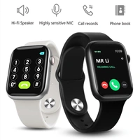T55+ Women Men Bluetooth Call IP67 Waterproof 1.75 inch Full touch screen Heart Rate Smartwatch - Black
